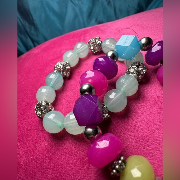 Handmade Beaded Bracelet Set of 3 - Picture 3 of 5